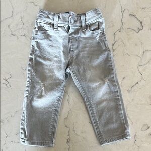 Old Navy Gray Toddler Jeans, Unisex, Size 18M